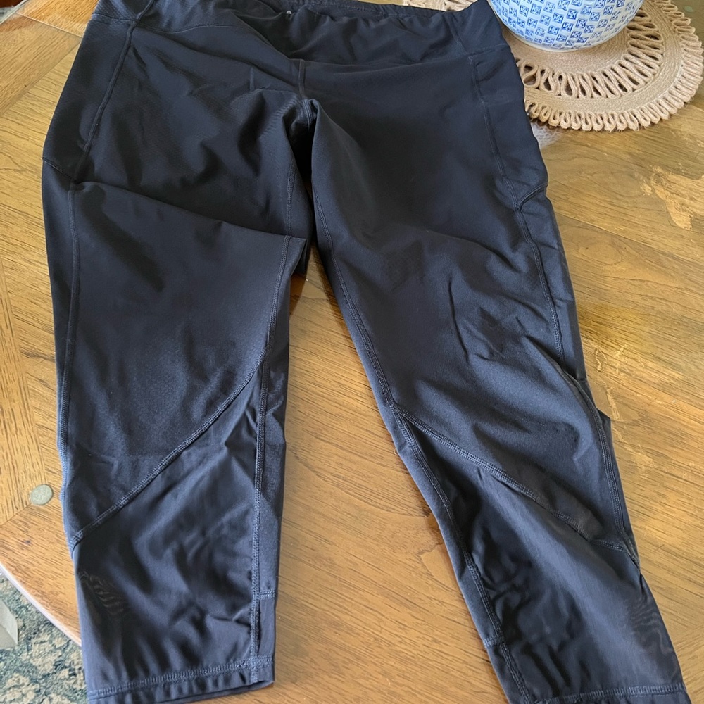 Athleta Midnight Black Cropped Pants